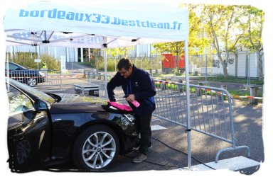 carrosserie, nettoyage, chiffon, automobile, lustrage